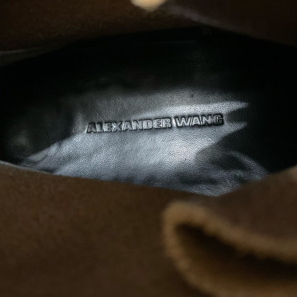 Alexander Wang Womens Wallabe Platform Booties Tan Suede Size 37 US 6.5 - Picture 4 of 9